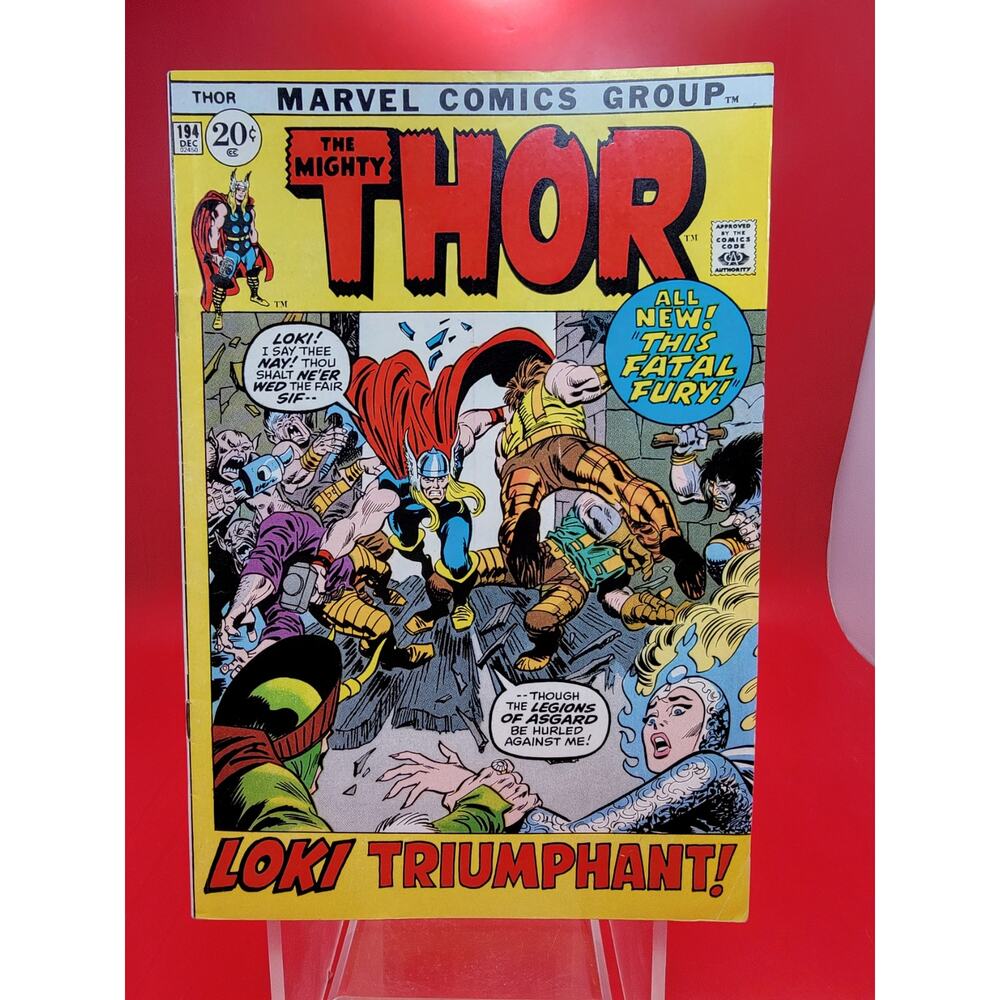 The Mighty Thor #194 (Marvel Comics December 1971)